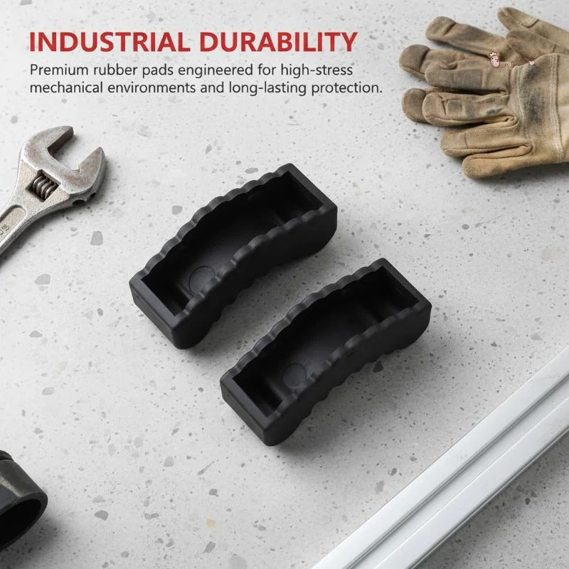 1PC Car Slotted Lift Jack Stand Rubber Pad Floor Adapter Rail Grip Repair Pads 6ton Pinch Lifting Universal Tools Frame Safety