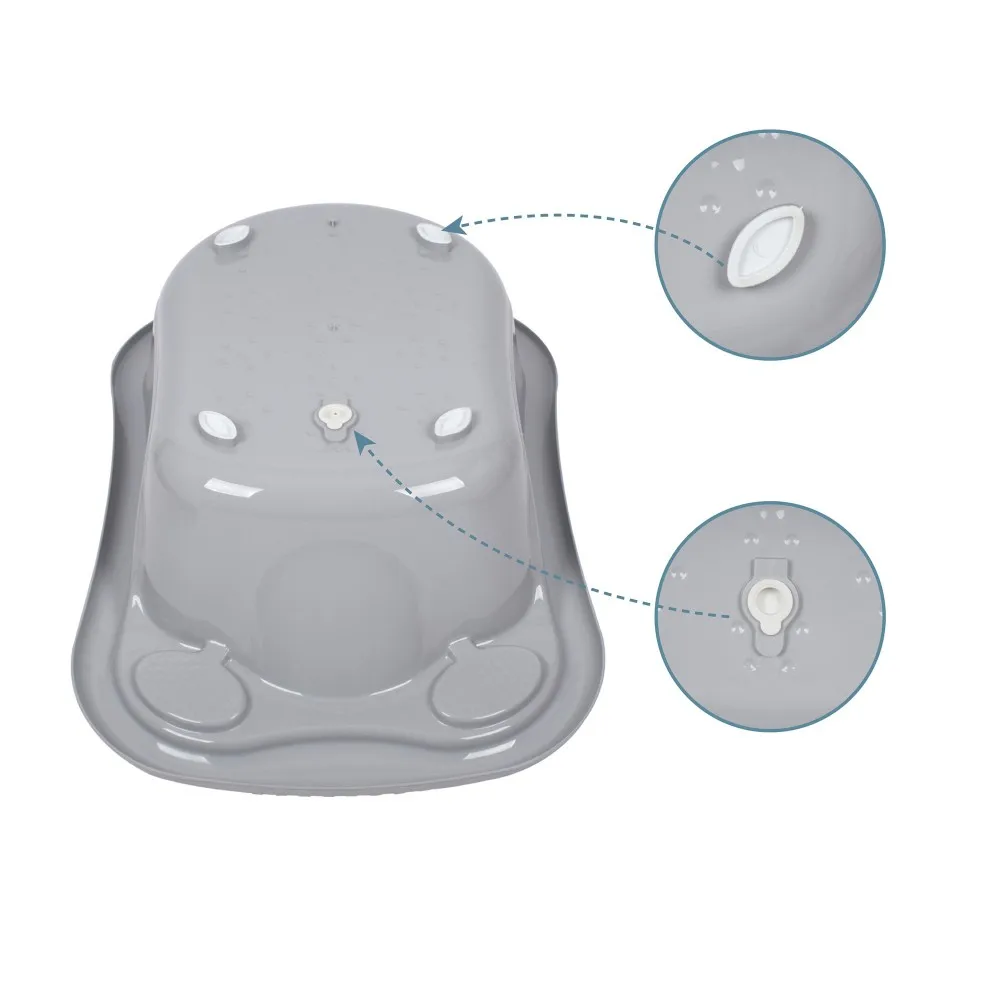 Gray Color Giderli Baby Bath Tub