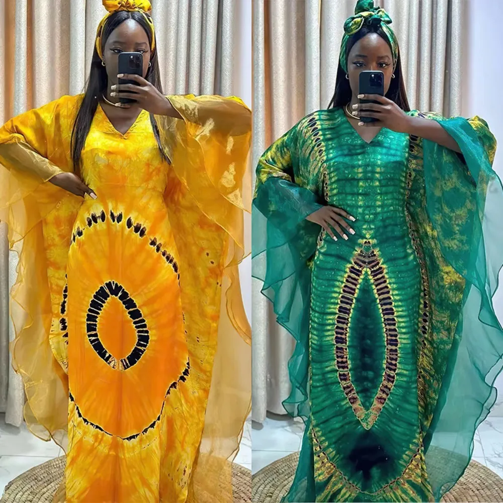 African Dresses for Women 2024 Traditional Africa Clothing Abayas Robe Muslim Kaftan Maxi Long Dress Dashiki Ankara Outfits Gown