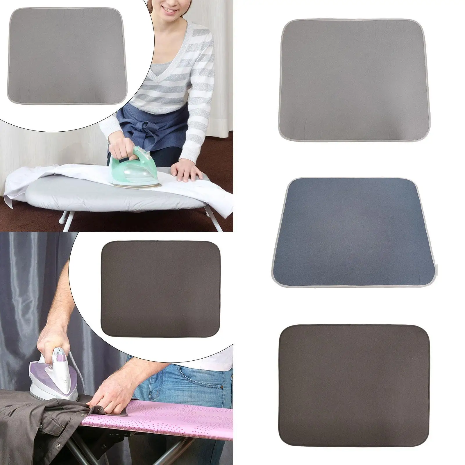 Ironing Board Mat Non Slip Hot Protection Pad for Dorm Sewing Room Travel