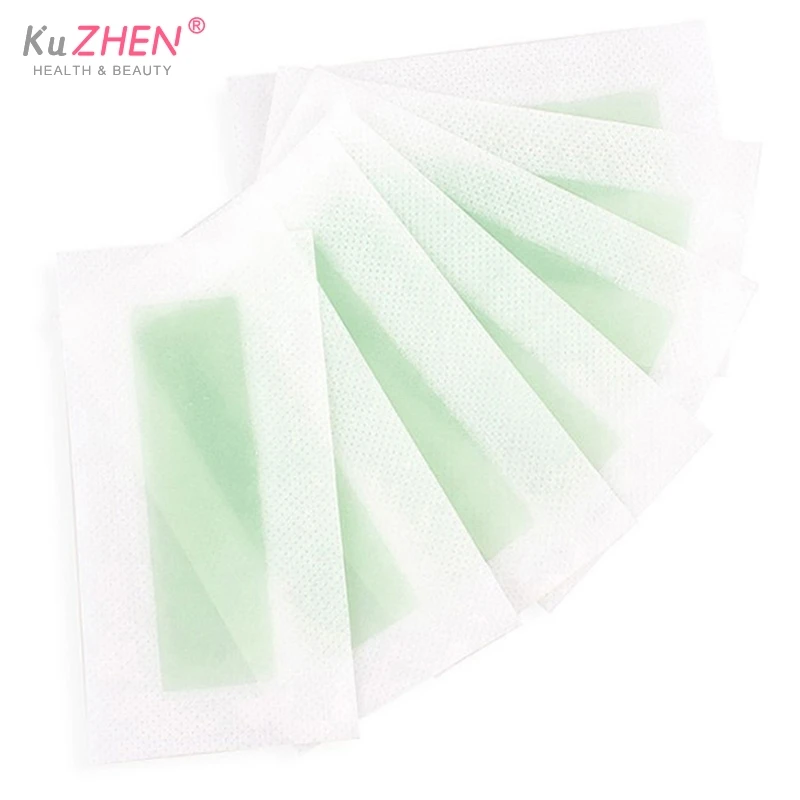 12/24Pcs Facial Lip Wax Strips For Face Chin Upper Lip Jaw Eyebrow Beard Hair Removal