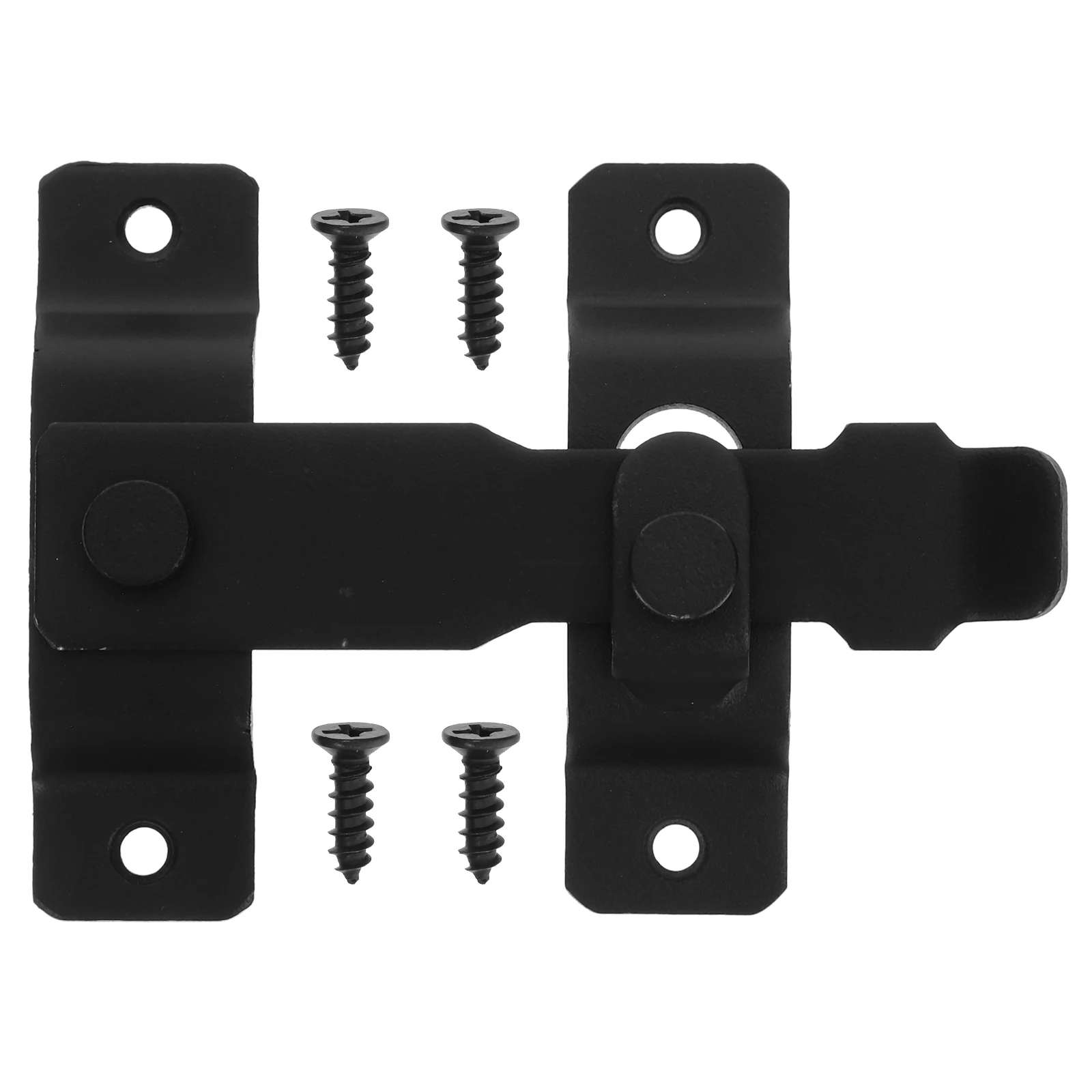 

Barn Door Lock Stainless Steel Sliding Gate Latch Surface Mounted Heavy Duty Security Door Latch Prevent Loosening for Bathroom