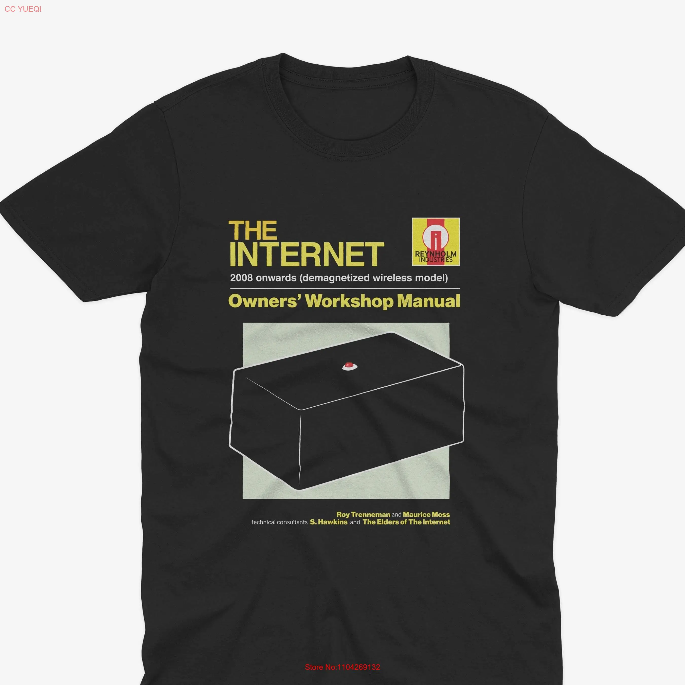 The Internet IT Crowd T Shirt Moss Douglas Reynholm Industries  long or short sleeves