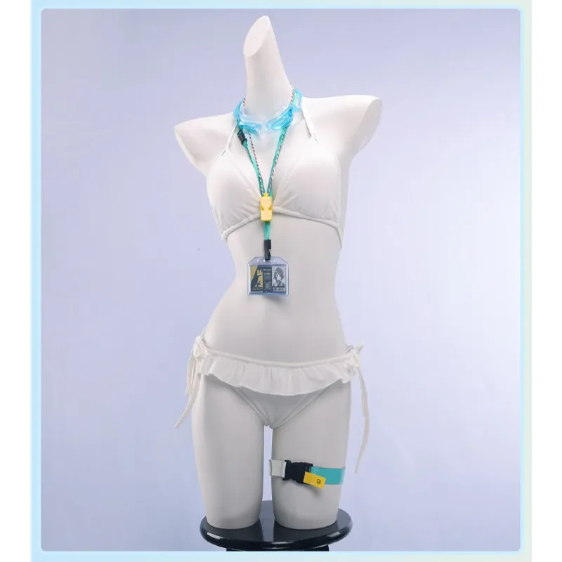 La Pluma Swimsuit Game Arknights Cosplay Costume Bikini Swimwear Anime RolePlay Women Girls Halloween Summer Holiday Outfit view 5