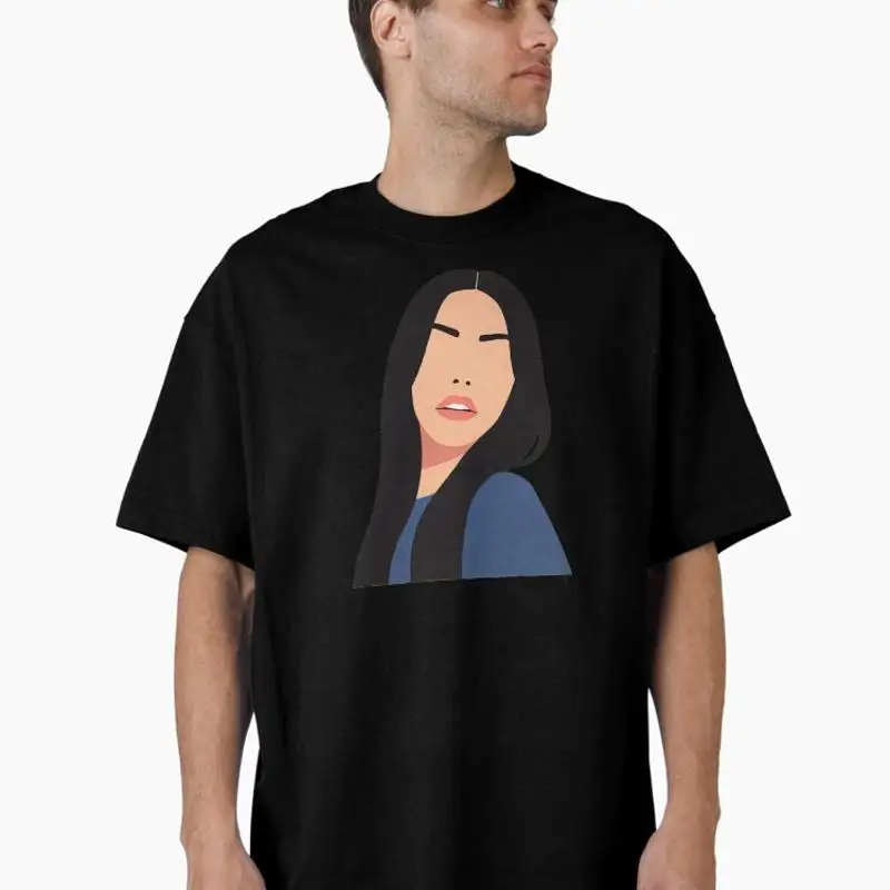 Madison Beer Lineless Illustration Oversized T-Shirt