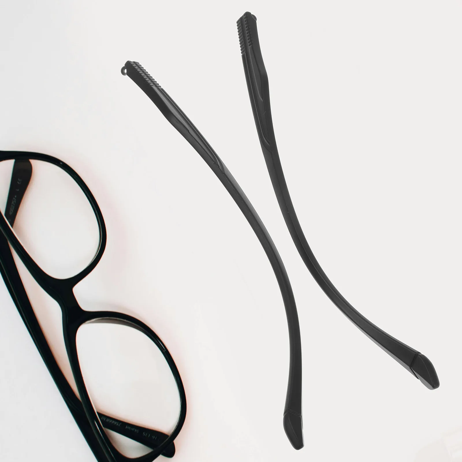Universal Eyeglass Legs TR90 Material Lightweight Durable Replacement Sunglasses Frame Parts Black Color Glasses Accessories