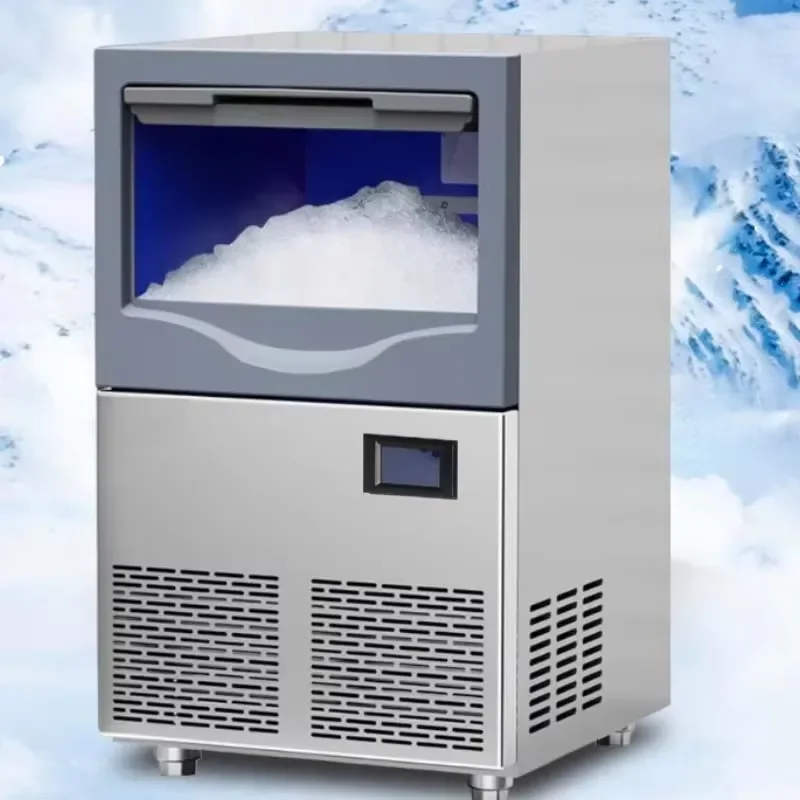 Granular Chewable 70kg/24H Ice Maker Making fish Nugget Machine Commercial use