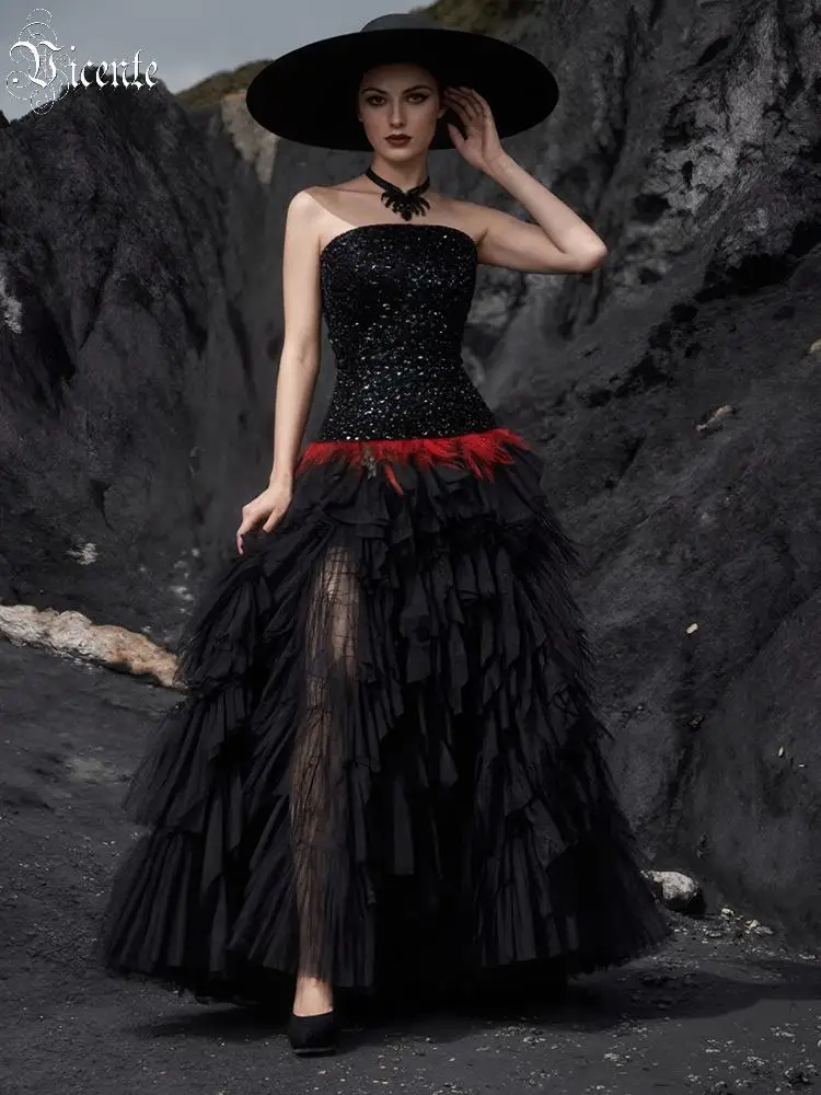 Vc Strapless Sequin… - image