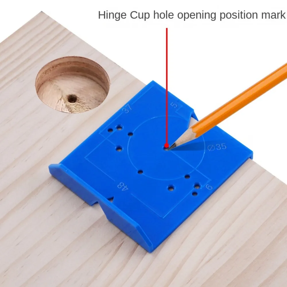 35mm Hinge Hole Opener Hinge Drilling Jig Hinge Punching Hole Drilling Locator Concealed Positioning Guide Hinge Carpentry