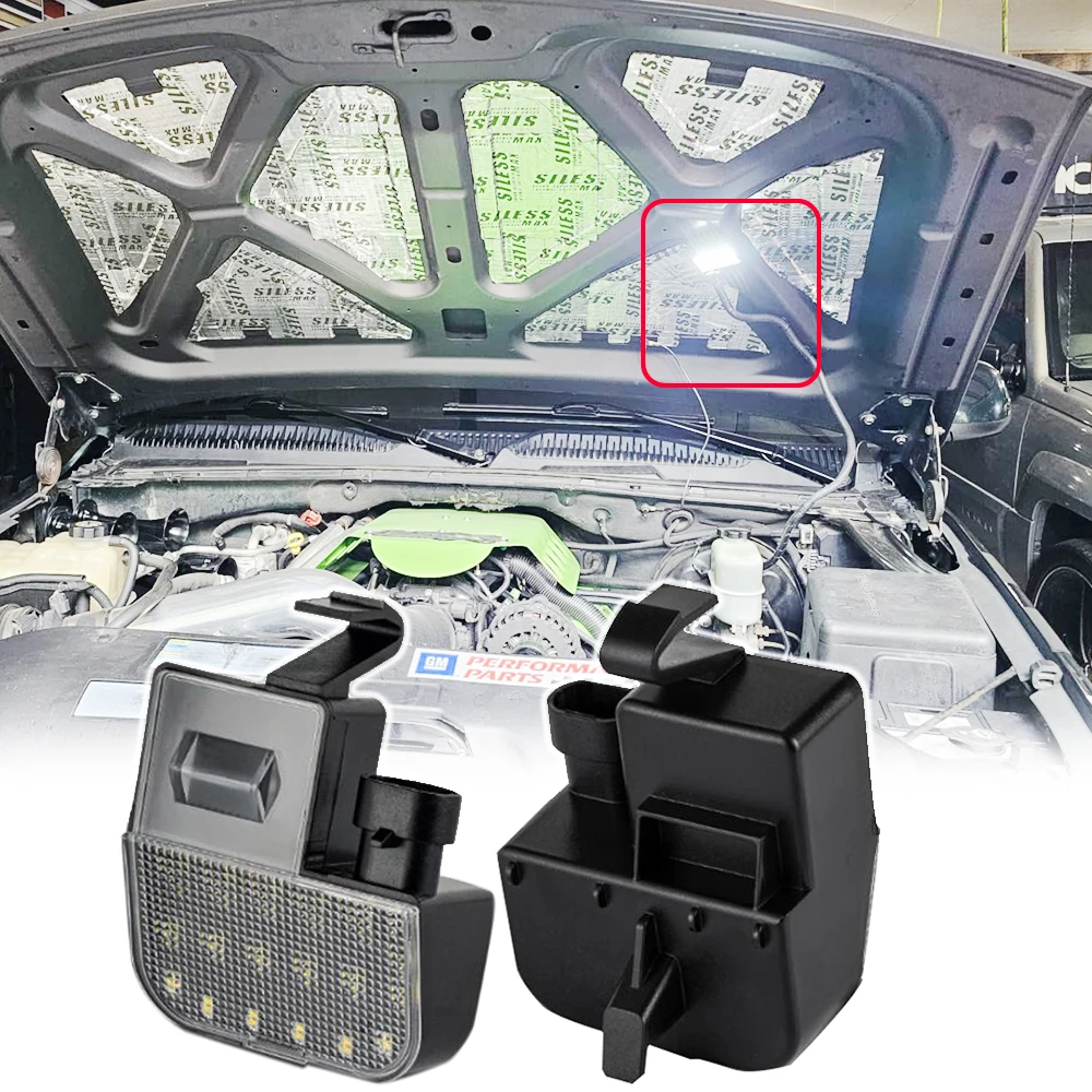 LED Under Hood Lights Assembly Lamp for Chevrolet Silverado Express GMC Savana 1500 2500 3500 Venture Pontiac Grand Prix 6000K