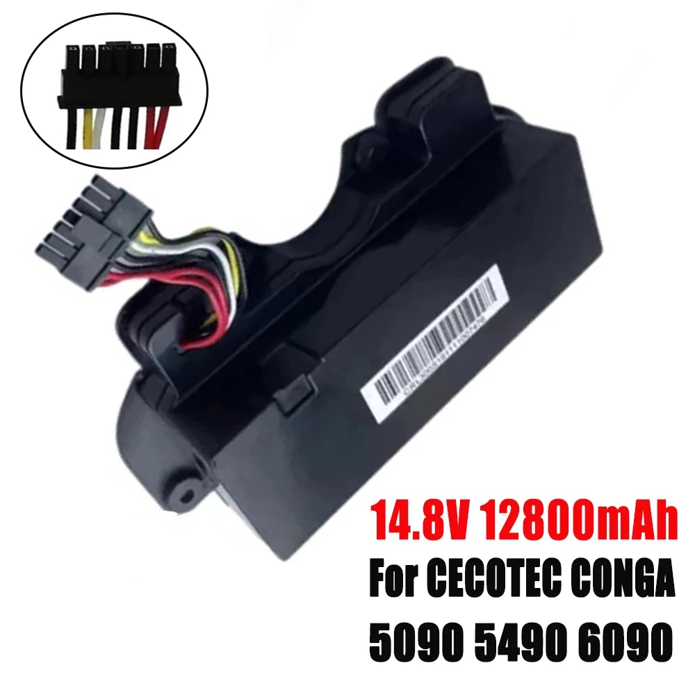 14.4v 128000mAh Compatible with CECOTEC CONGA 5090 5490 6090 series robot vacuum cleaner battery