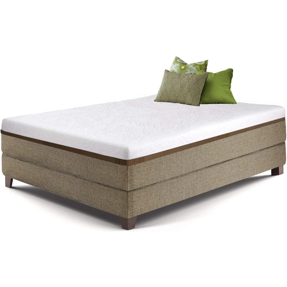 Ultra 10 Inch Gel Memory Foam Mattress in A Box - Medium Balanced, Cool Bed in A Box, Certipur Certified - Advanced Body Support