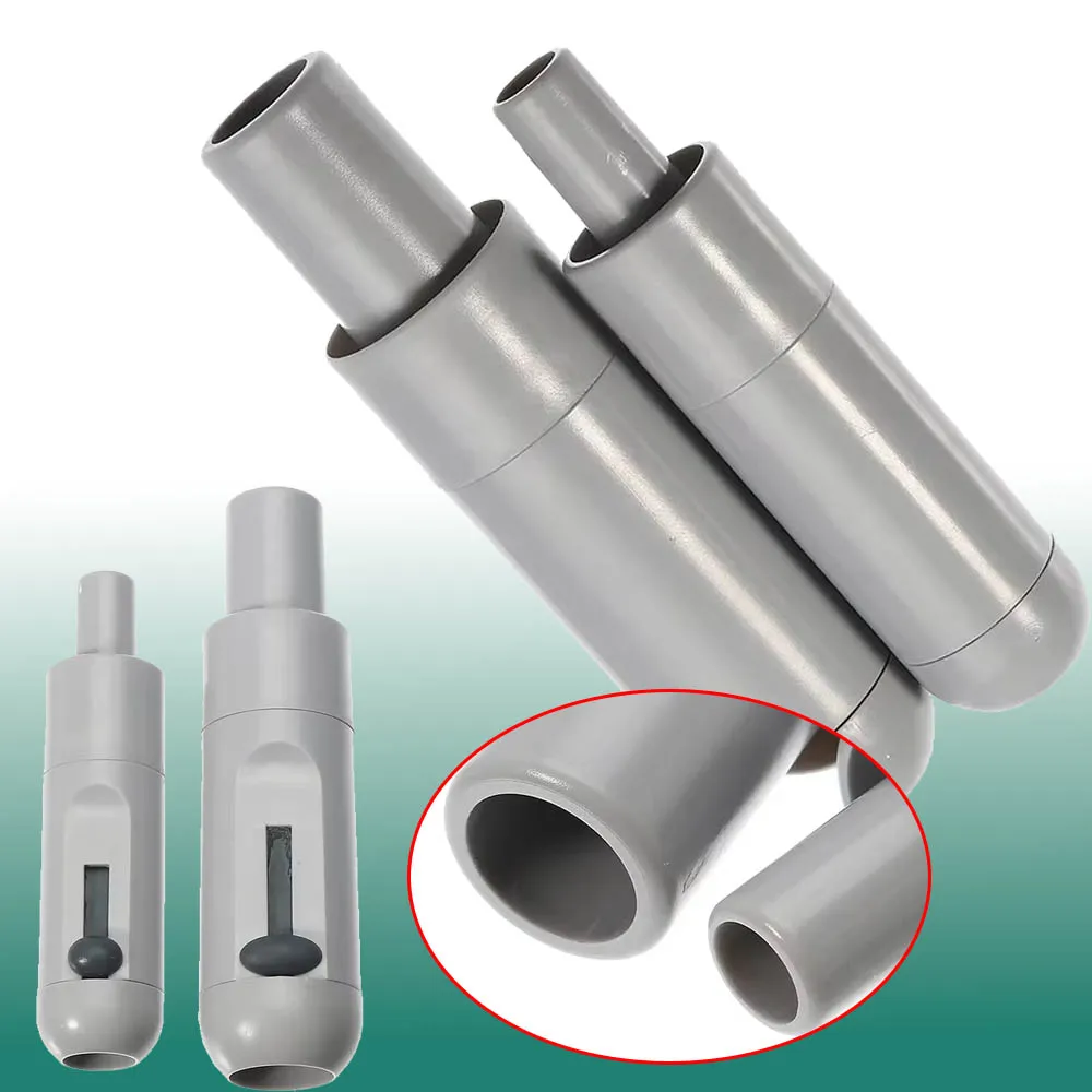 

Grey Universal Dental Saliva Ejector Suction Valves SE HVE Tip Adapter Nozzle - Strong & Weak Flow for Enhanced Oral Care