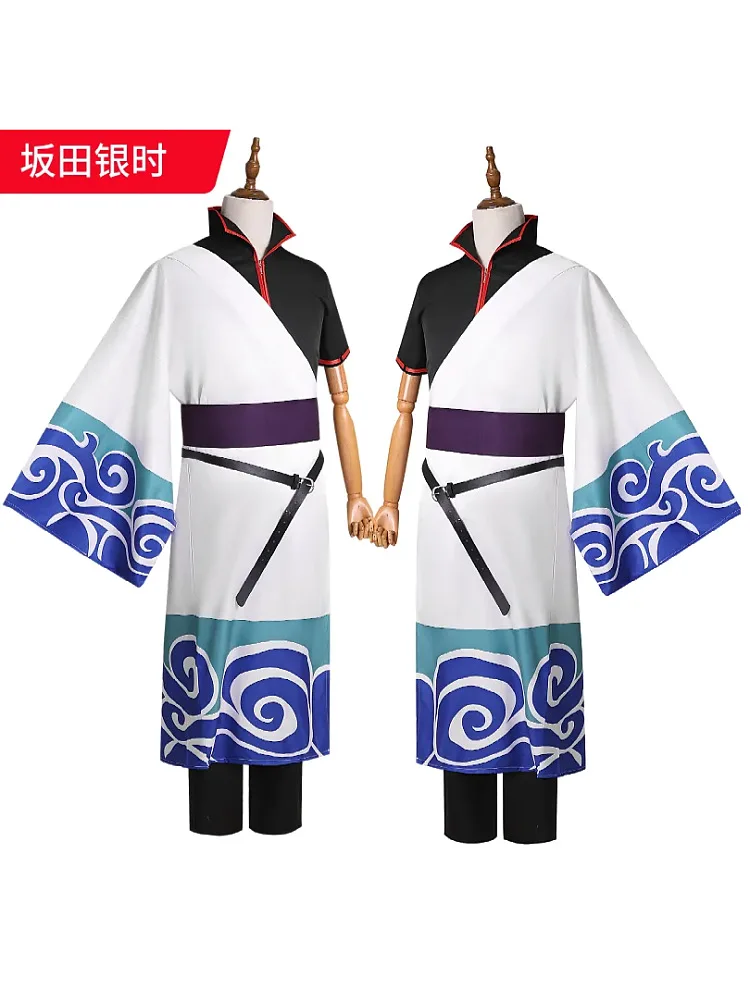 

Anime Gintama Cosplay Costume Sakata Gintoki Kimono Cosplay Japanese Animation Suits Hallween For Men Women Gifts
