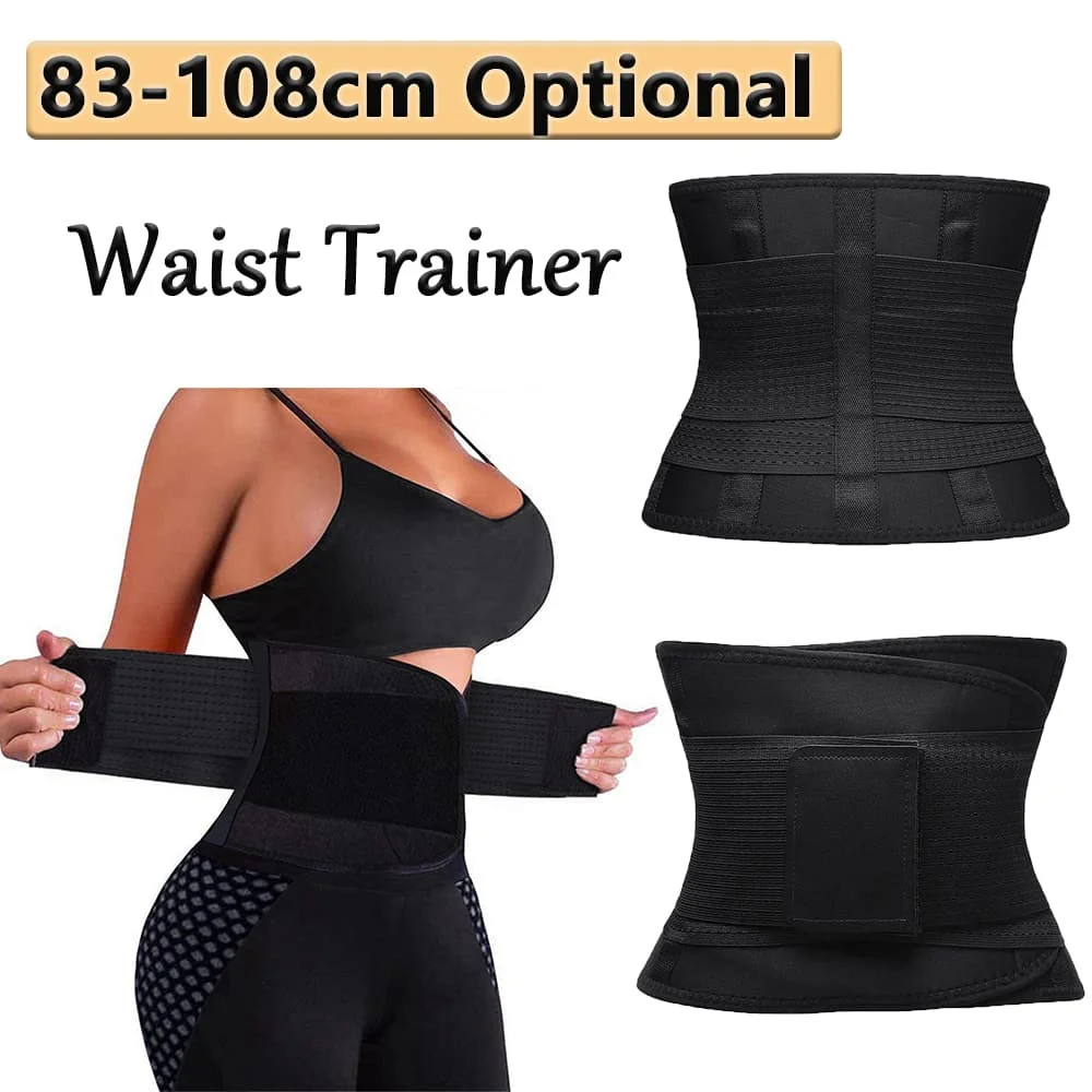 83-108cm Waist Trainer  Corset Body Shaper Unisex Sport Slimming Girdle Belt Body Exercise Workout Gym Corset Shaper Casual