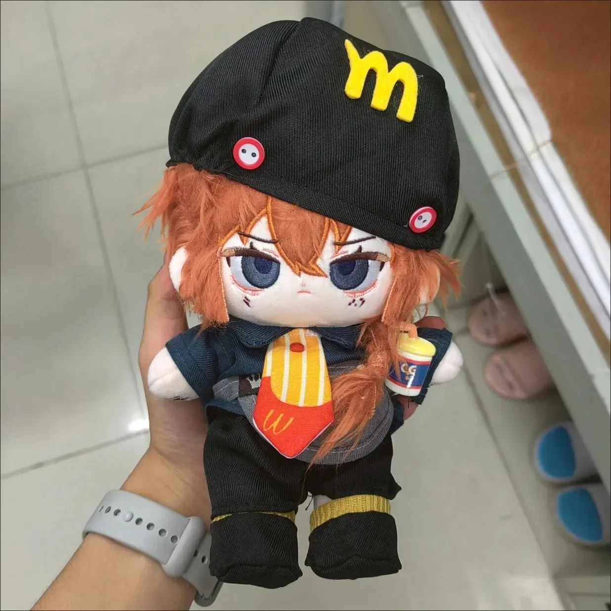 

Мягкая аниме-роль Накахара Чуя, атрибуты, плюшевая кукла, тело, мультяшное платье, хлопковые игрушки, фигурки, куклы, игрушки, плюшевый подарок для косплея