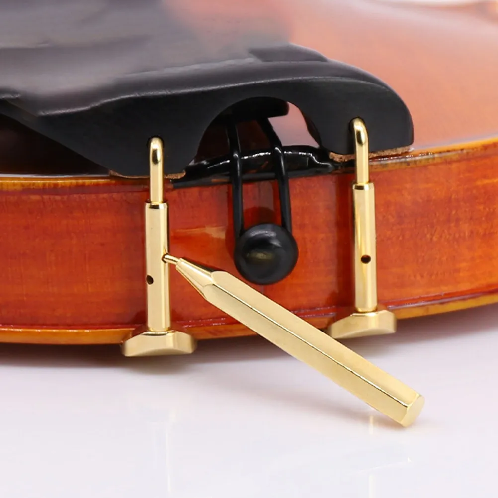 Screwdriver Violin Bridge Tool Chin Rest Shaft Parts and Accessories Instrument Wrench Golden Adjuster
