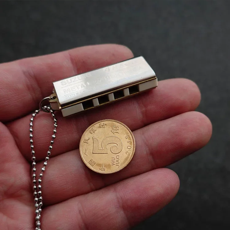 

Pocket, mini necklace harmonica edc pendant, exquisite gifts