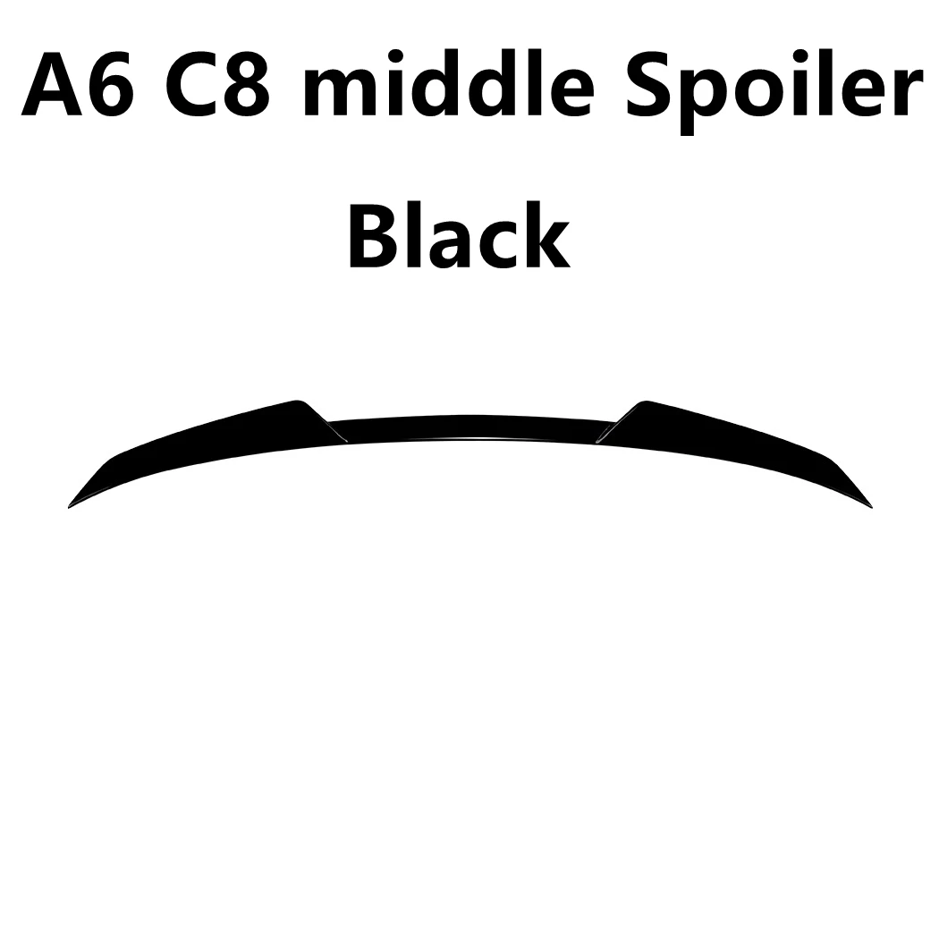 Audi Nieuwe A6 RS6 C8 Dak Spoiler 2019 tot 2024 Avant Sportsline Style Auto Achter Spoiler Wing Lip Hoge Kwaliteit ABS Body Kit