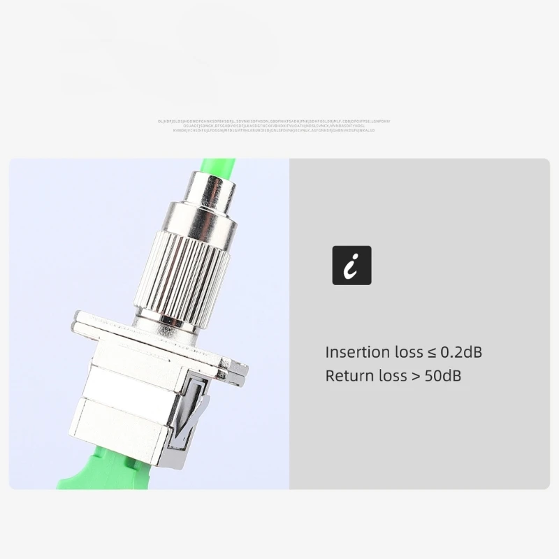 Reusable FC Male to SC Female Optical Fiber Cable Adapter Singlemode /Multimode Adapter Coupler High Reliability