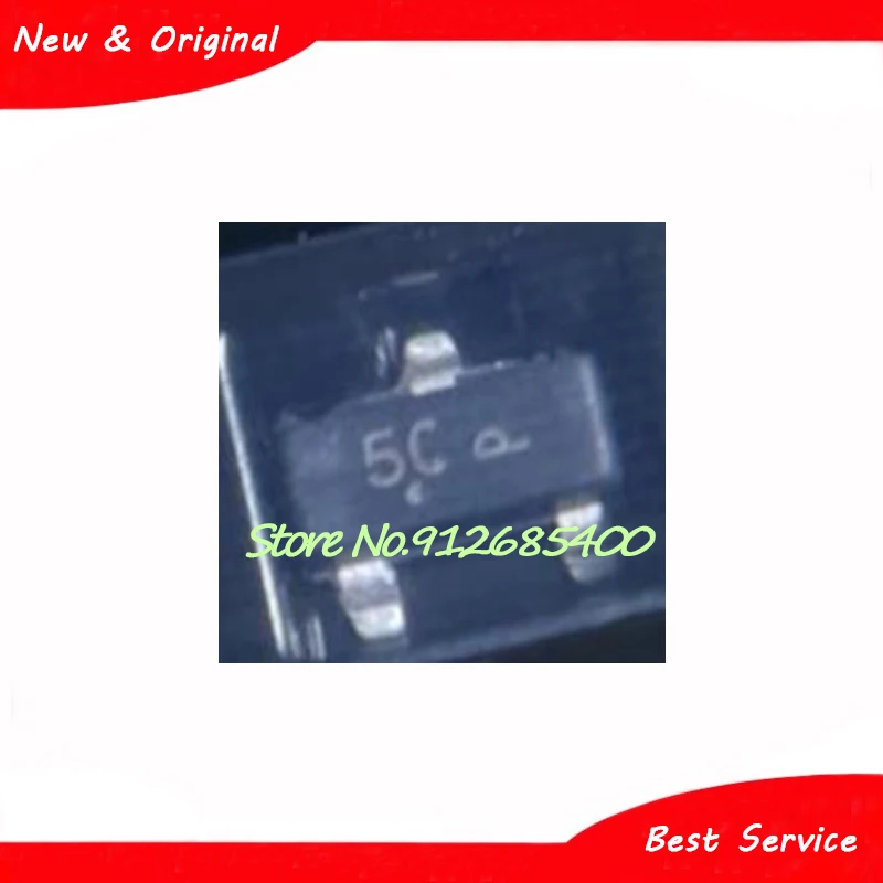 10 Pcs/Lot SBC807-40LT1G SBC807 5C SOT-23 New and Original In Stock