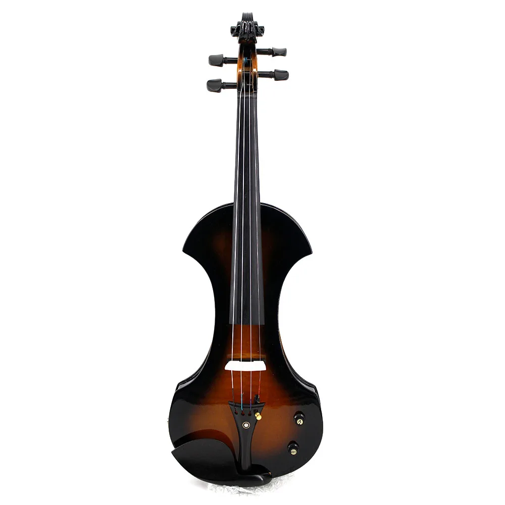 4/4 Size With Case Bow Strings For Beginner Students Advanced Solid Wood Electric Violin with Case Bow