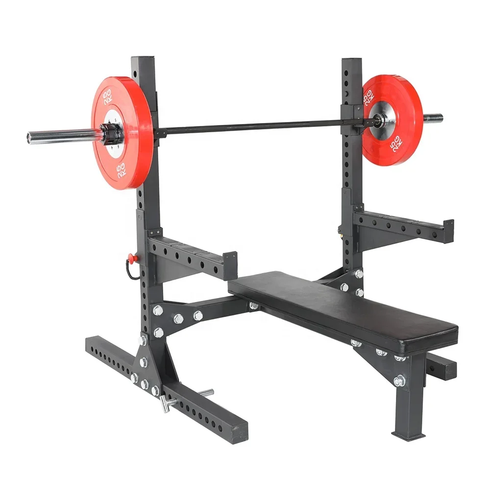 

Home Training Fitness Gym Workout Weight Lifting Workout Adjustable Squat Dumbbell Bench Rack with Bench Press