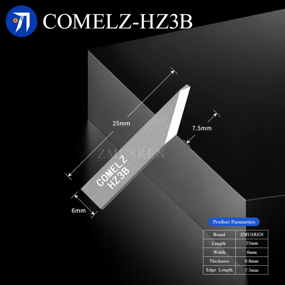 10PCS COMELZ Blade HZ2P HZ3XL1 HZ5XL1 HZ2N HZ2PL1 HZ2N.L1 HZ3B Vibration Blade Carbide Tungsten Oscillating Knife Cutting Blade