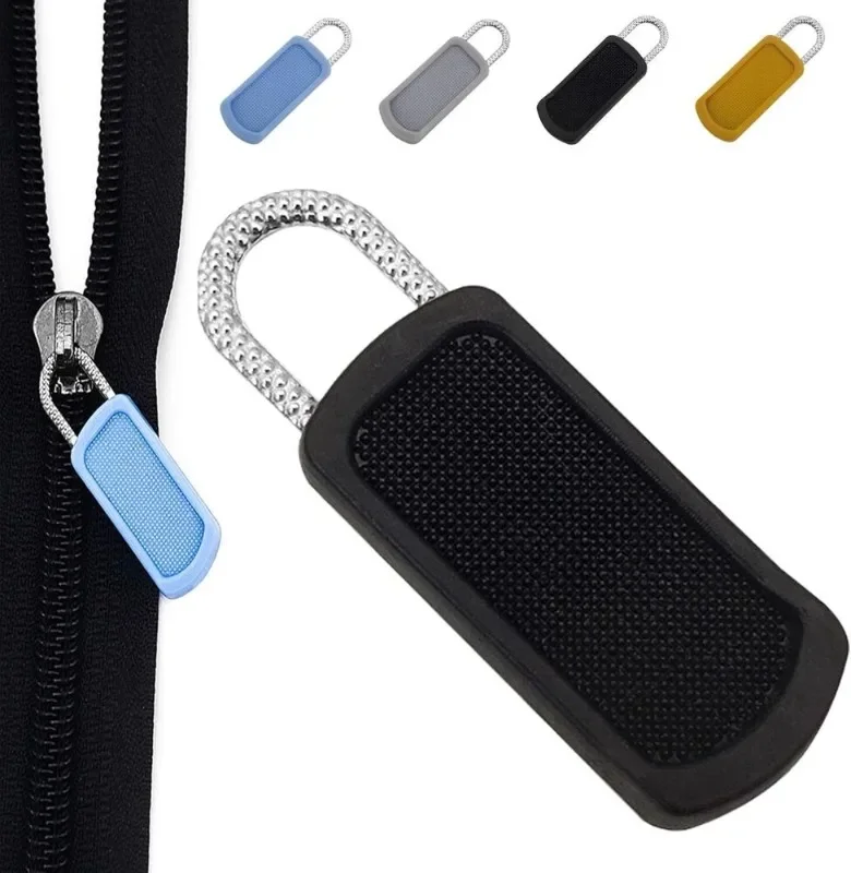 15/30 adet Yedek Fermuar Çektirme Sonu Fit Halat Etiketi Giyim Zip Fixer Kırık Toka Zip Kablosu Sekmesi Çantası Bavul Sırt Çantası Çadır