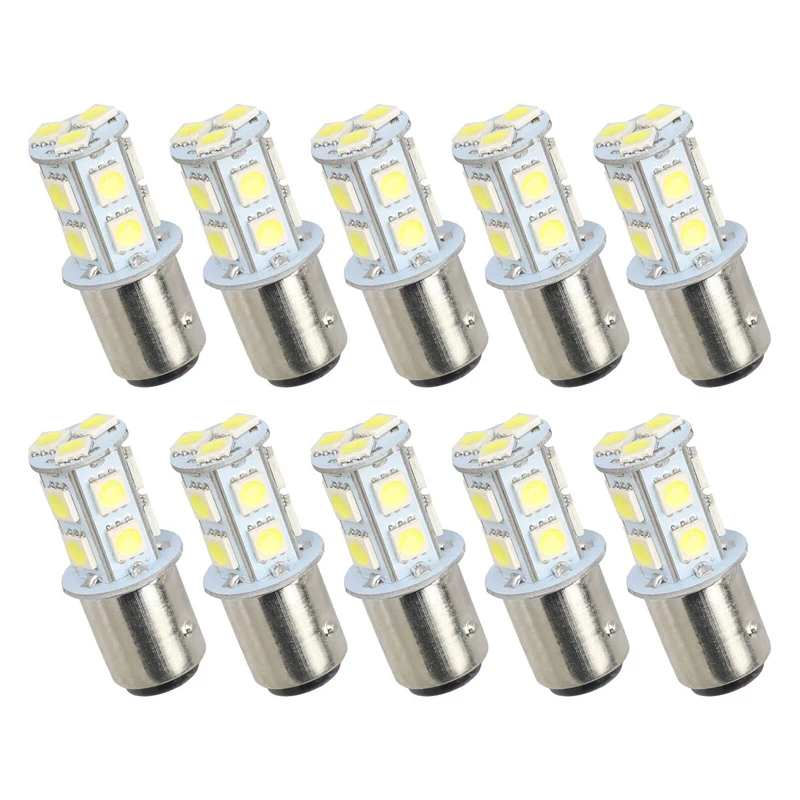 New 10x 1157 BAY15D P21/5W Car Brake Stop Tail Night Reverse Lamp Car LED Turn Parking Signal Lights Bulb