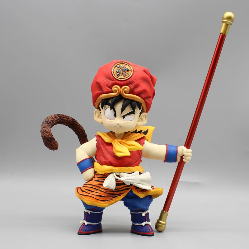 Dragon Ball Anime Figures 19cm Son Goku Pvc Figurine With Gk Tiger Skin Action Figure Pvc Collectible Model Decoration Gift Toys