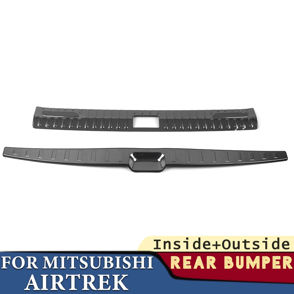 

Trunk Bumper for Mitsubishi Airtrek 2022 2023 2024 Car Accessories Stainless Rear Fender Protector Pad Cover