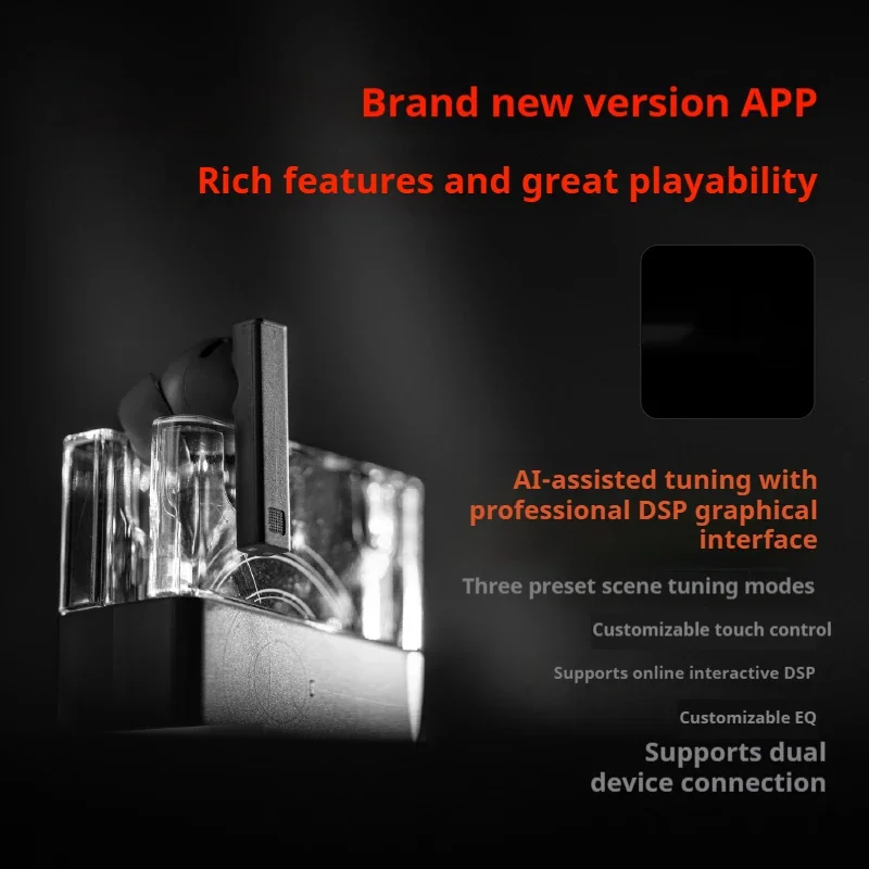 سماعات أذن Space Travel 2 ULTRA اللاسلكية بلوتوث 6.0 بعمر بطارية طويل مع ضبط ANC LDAC النشط للحد من الضوضاء AI