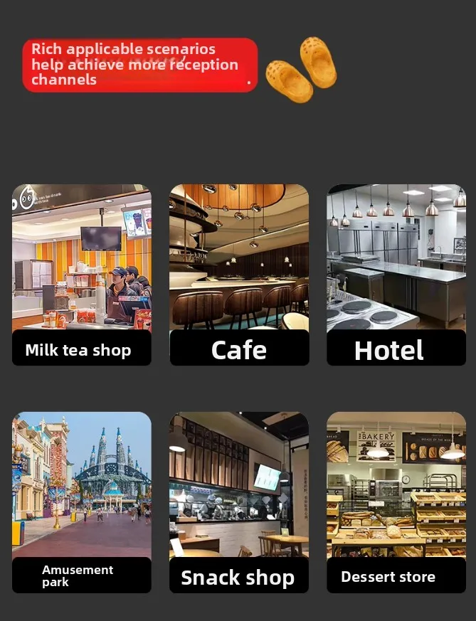 商業靴型カスタマイズ可能なワッフルベーカーメーカーノンスティック穴靴パンケーキ製造機