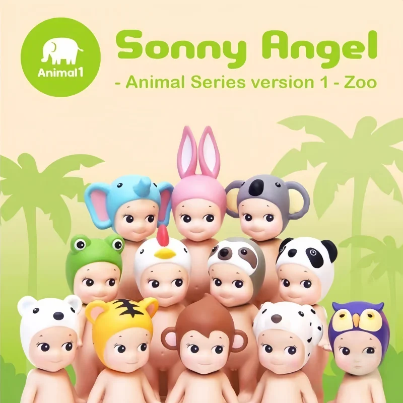 

2025 Hot Original Sonny Angel Animal.1 Series Blind Box Confirm Doll Cute Desktop Decoration Ornament Gift Box Decoration Models