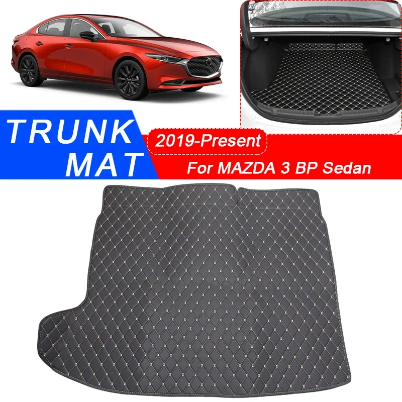 

Custom Car Trunk Main Mat For MAZDA 3 BP Sedan 2019-2025 Waterproof Anti Scratch Non-slip Protect Cover Internal Auto Accessory