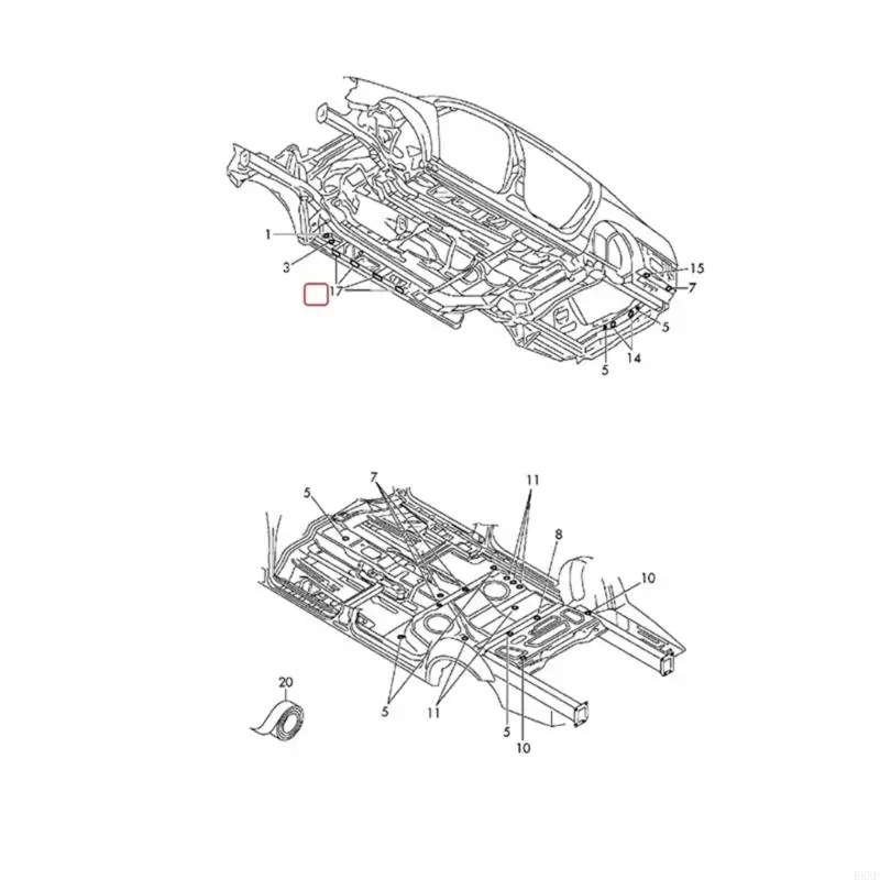 2025 طبقة واقية جديدة لمنفذ مادة PU المتقدمة لإطار السيارات N91135501 #4