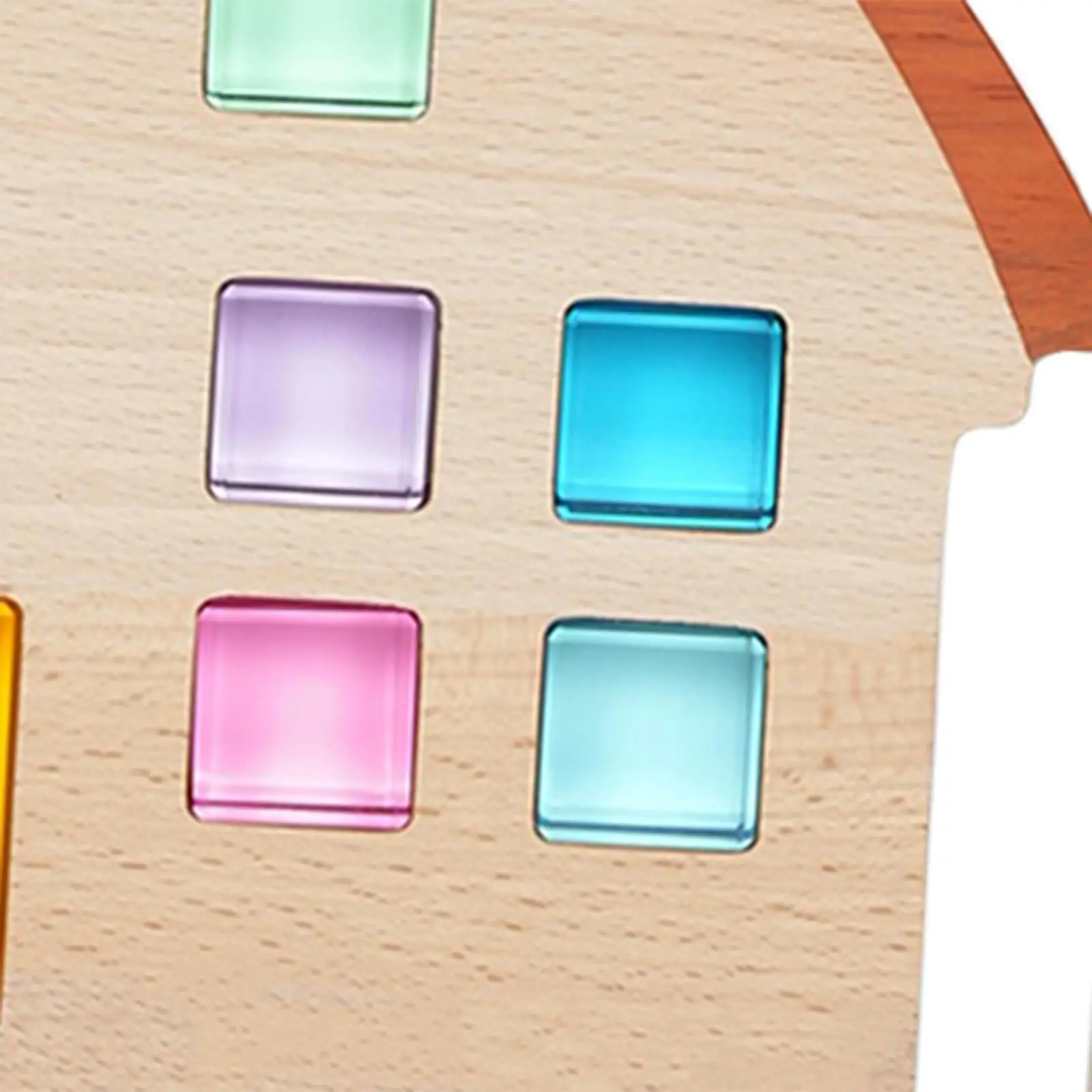 Blocs de maison en bois, 3 pièces, améliore l'imagination, artisanat, activités d'apprentissage, blocs de construction pour cadeaux de fête, bibliothèque pour enfants âgés de 4 à 8 ans