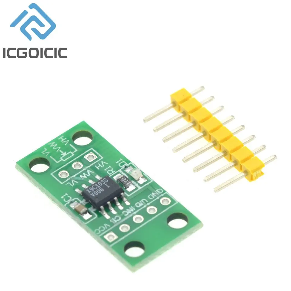 X9C103S Digital Potentiometer Module 10K 100th Order Digital Potentiometer Circuit For Arduino