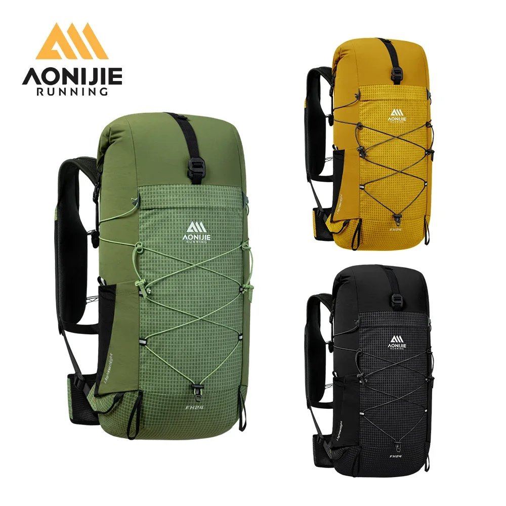 AONIJIE FH2524 24L Hiking Large Capacity Backpack for Women Men Multifunctional Lightweight Daypack for Climbing Camping Touring