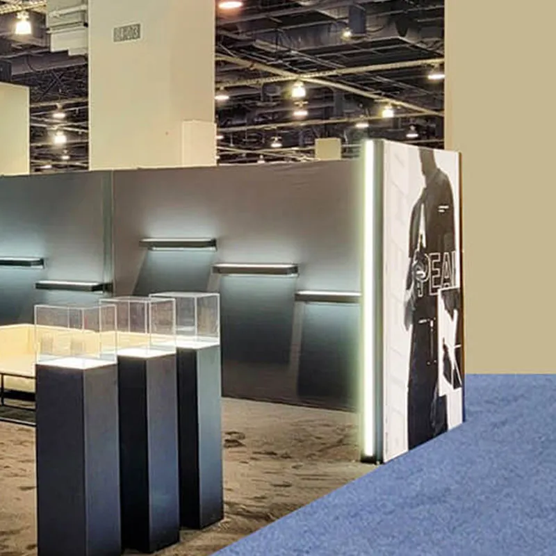 Portable Trade Show Booth Tradeshow Booth Display Aluminium Backlit Modular Exhibition Booth Fair Stall