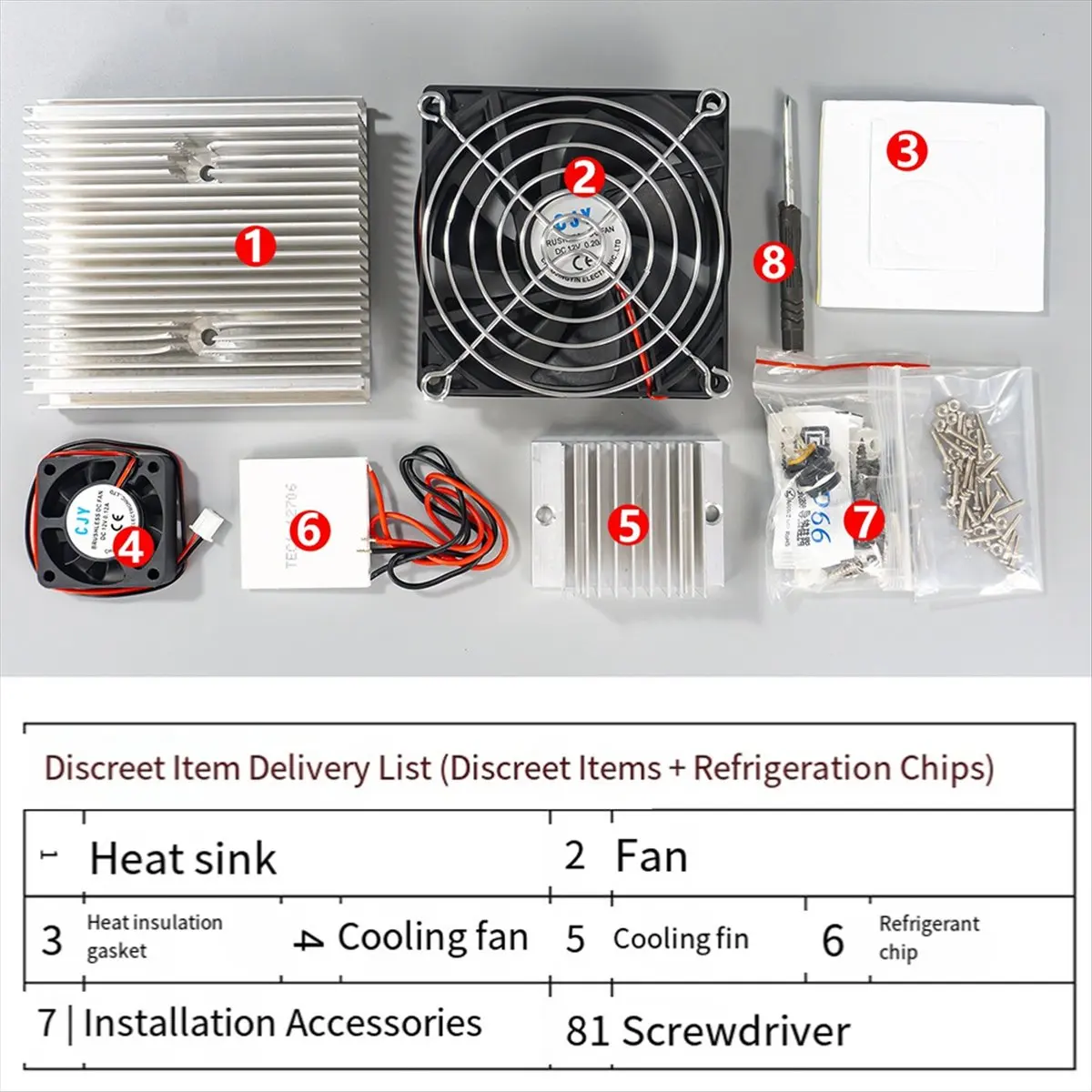 A64I Micro-Refrigerator DIY Electronic Kit Semiconductor, Refrigeration Power Supply Mini Refrigerator