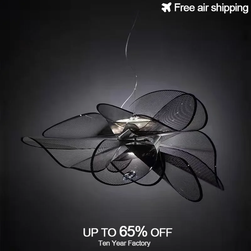 

Designer Modern Classic Black and White PVC LED Pendant Light for Ceiling Dining Room Bedroom Nordic Home Aesthetic Lighting