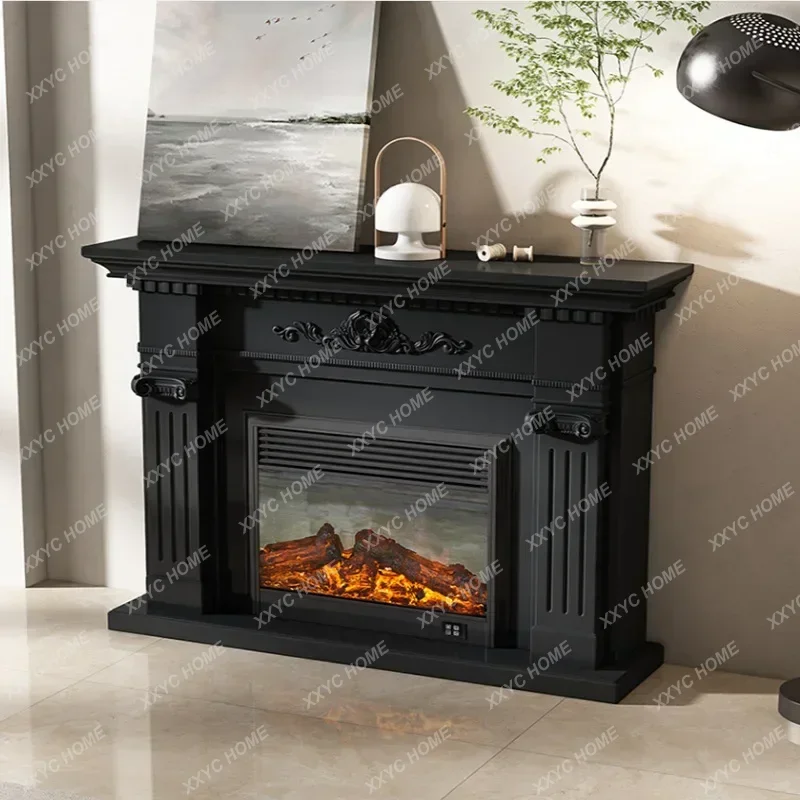 XX electronic heating fireplace decorative cabinet simulation fire electronic fireplace  decorative wall cabine