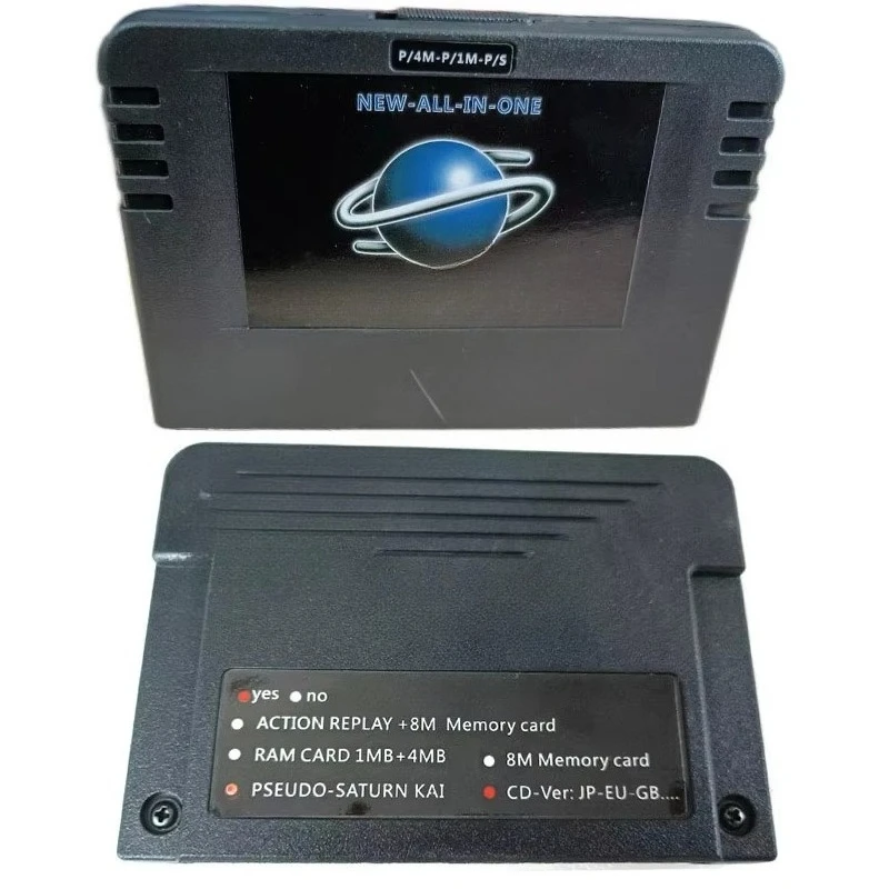 Game Board Pseudo Saturn  for NEW-ALL-IN-1 With Direct Reading 4M Accelerator Goldfinger Function Action Replay 8MB Memory Card