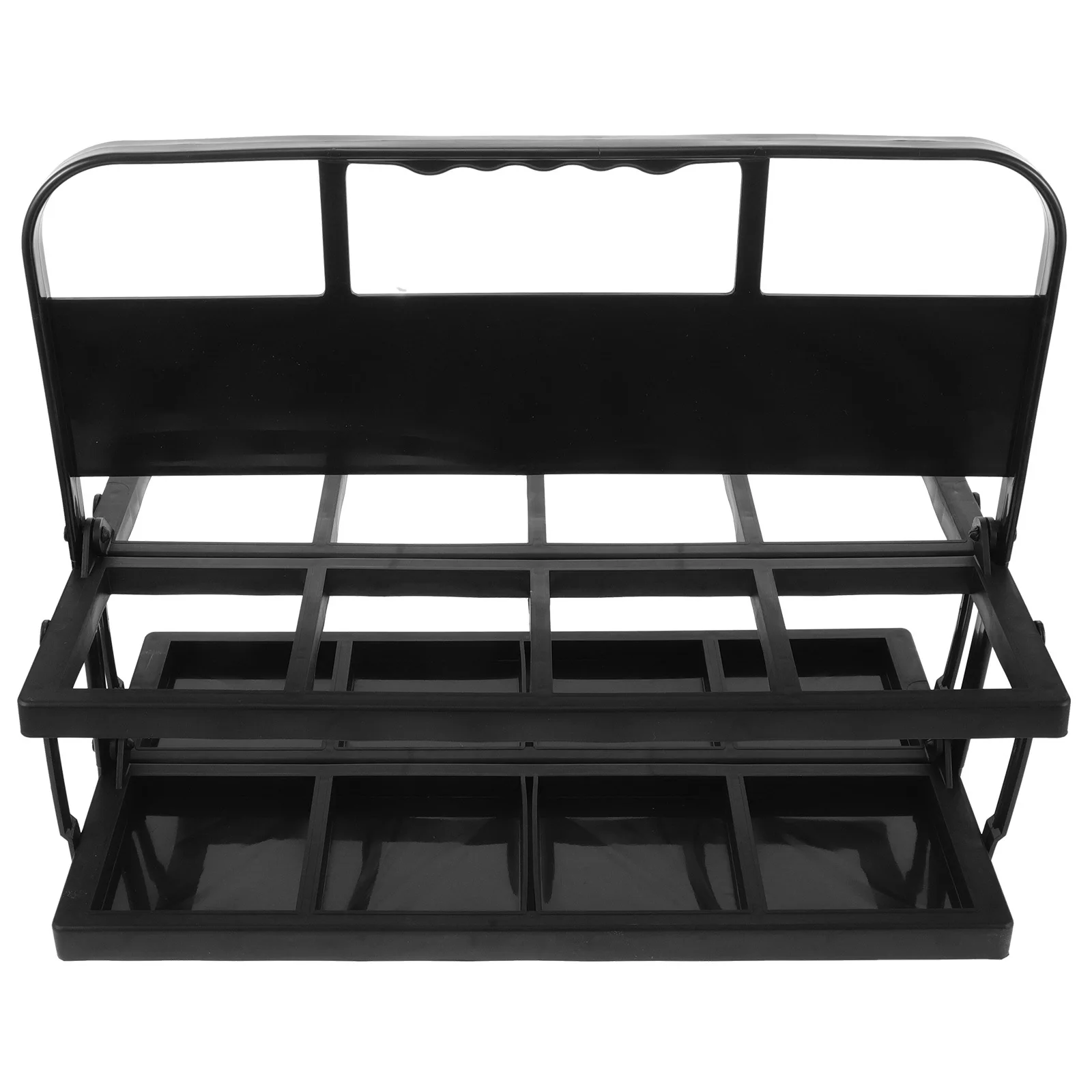 حامل زجاجات مياه قابل للطي بـ 8 فتحات، حامل أكواب محمول للمدربين والرياضيين، حامل أكواب سهل التركيب #5