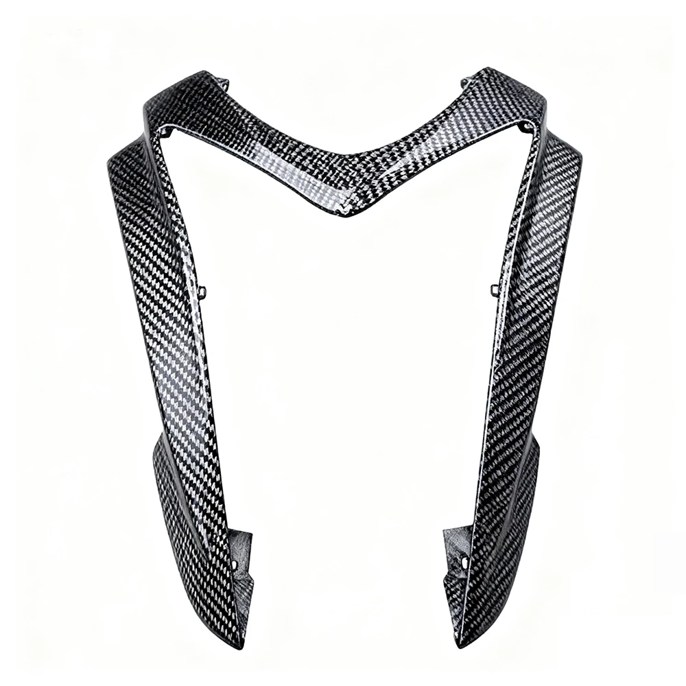 ABS Plastic Carbon Fiber Color Motorcycle Fairing Panel Cowling for KAWASAKI NINJA ER6N ER-6N 2009-2011 Front Nose Fairing Cover