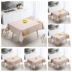 Home tablecloths dining decoration and rectangular table accessories waterproof cloth Anti-stain nordic boho morandi abstract