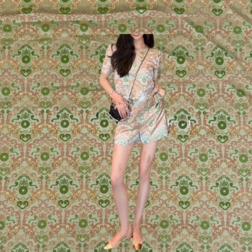 

Жаккардовая ткань, парча в китайском стиле, куртка, дизайнерская одежда, ткань на метр, ткань для шитья своими руками, полиэфирный материал