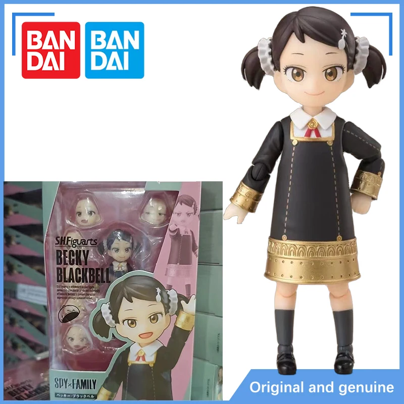 

В наличии оригинальные Bandai S.H.Figuarts SPY×FAMILY Becky Blackbell униформа милые аниме фигурки модель коллекция игрушек